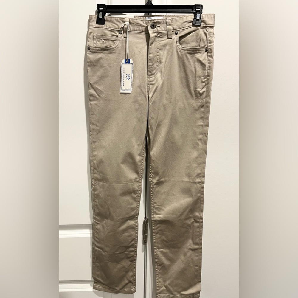 NWT Boys Southern Tide Khaki 5 Pocket Pants. Size 12. Retail $59.